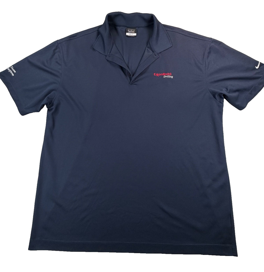 Nike Golf Dri-Fit ExxonMobil Drilling Short Sleeve Polo Shirt (Men's XXL)